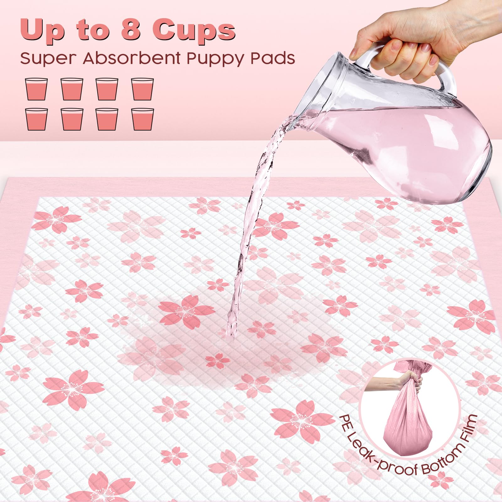 MIZOK tapis-pipi anti-fuite et surface qui sèche rapidement pour propreté.