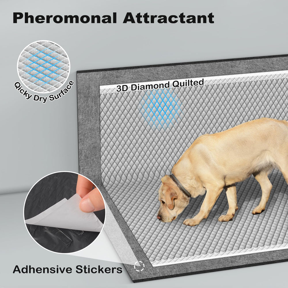 MIZOK-tapis-pipi-chien-carbon-28x44-sechage-rapide-3d-diamant: surface agréable après usage.