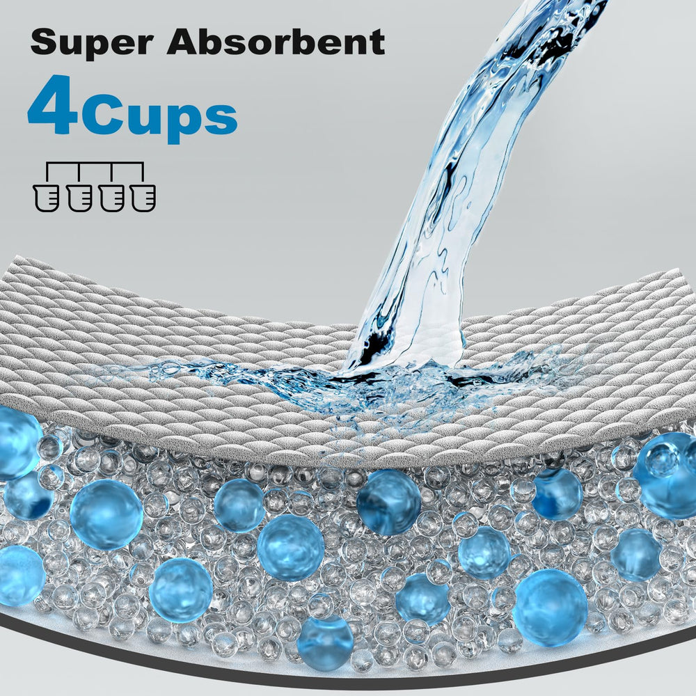 MIZOK tapis-pipi chiot surface rapide sechage design 3D diamant.