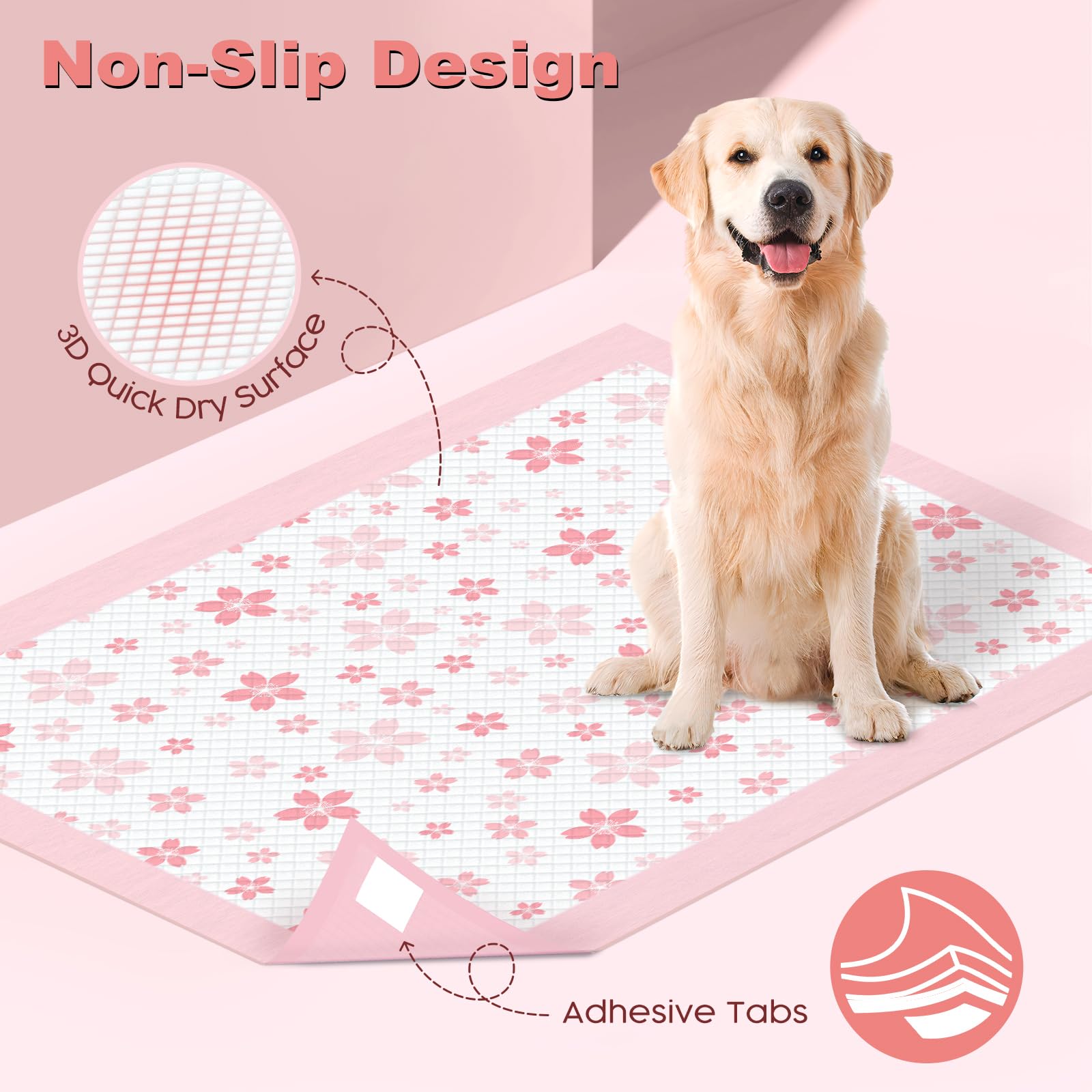 MIZOK tapis quatre adhésifs xl-bords: coins adhésifs pour fixation.