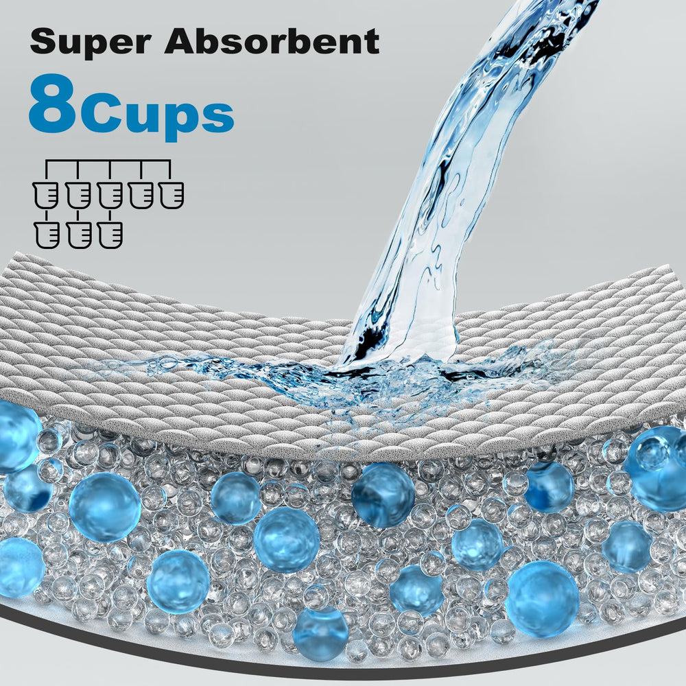 MIZOK texture diamant 3D, absorption rapide et séchage efficace.