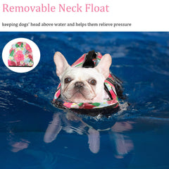 Gilet Mklhgty avec flotte avant amovible pour garder la tête hors de l eau.