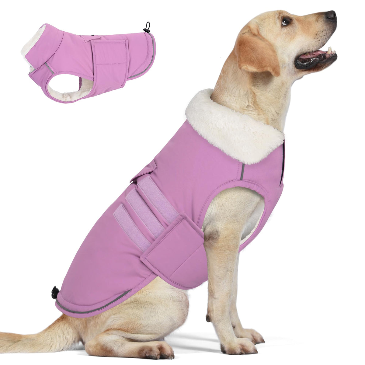 Mklhgty manteau chien extrachaleur: chaleur durable pour les promenades hivernales