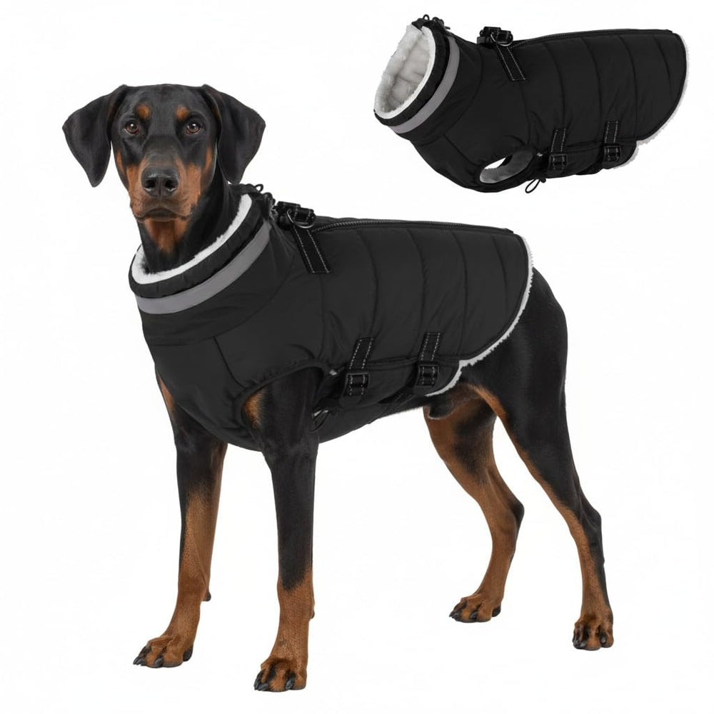 Mklhgty manteau chien harnais integre facilite enfiler lors des balades