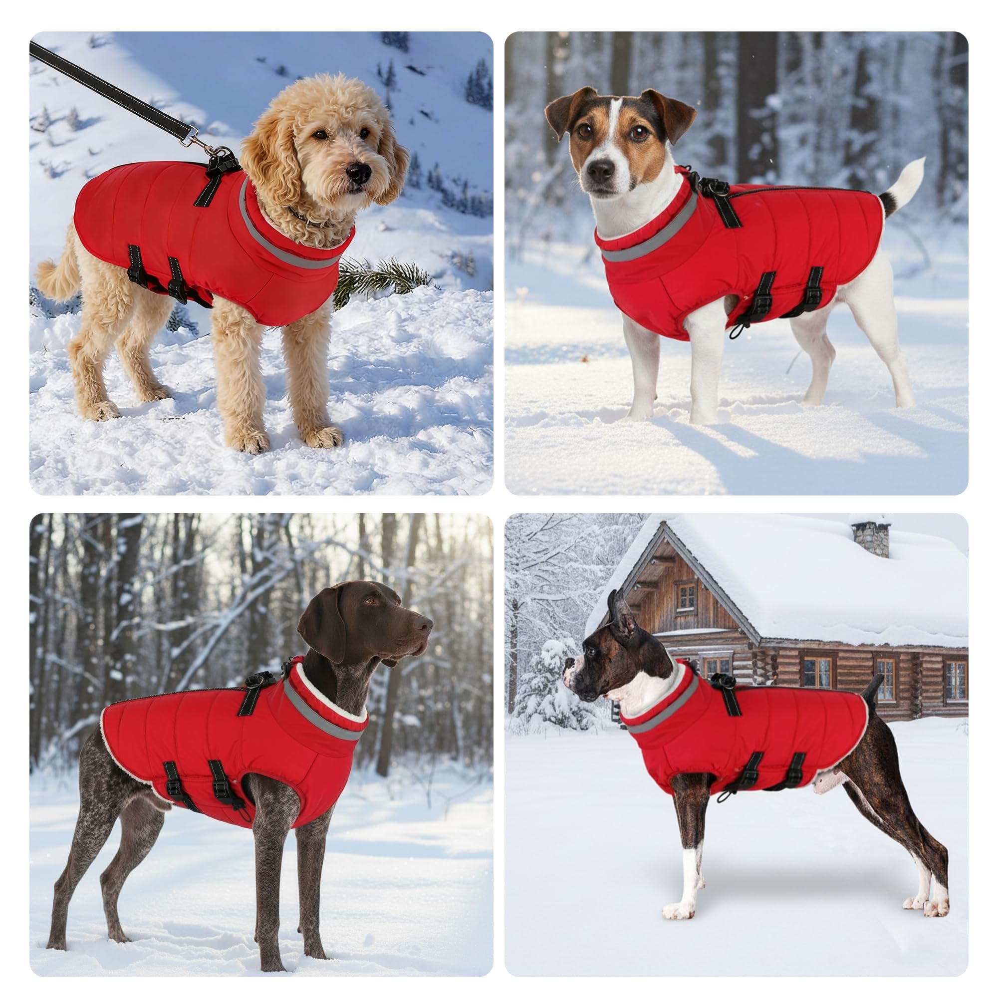 Mklhgty manteau chien petit tailles diverses pour ajustement parfait
