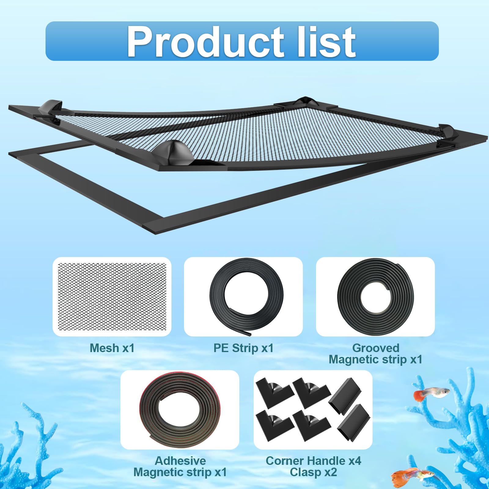 Accessoires inclus MLEJU pour une installation facile.