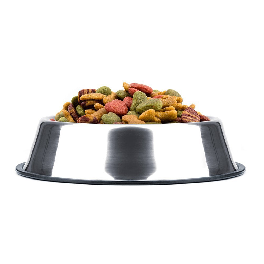 Ensemble de deux bols Mlife inox pour nourriture et eau.