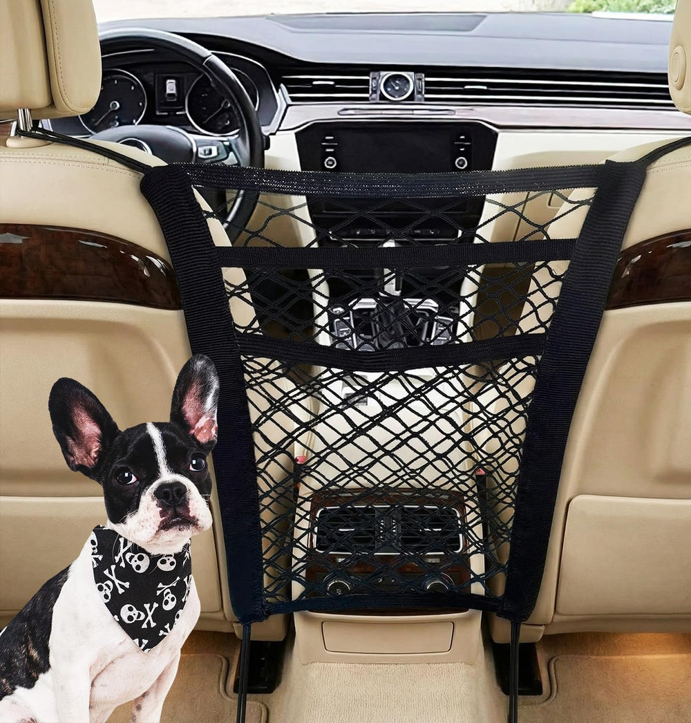 MMMonnyHar Barrière chien pour SUV entre sièges, sécurité accrue.