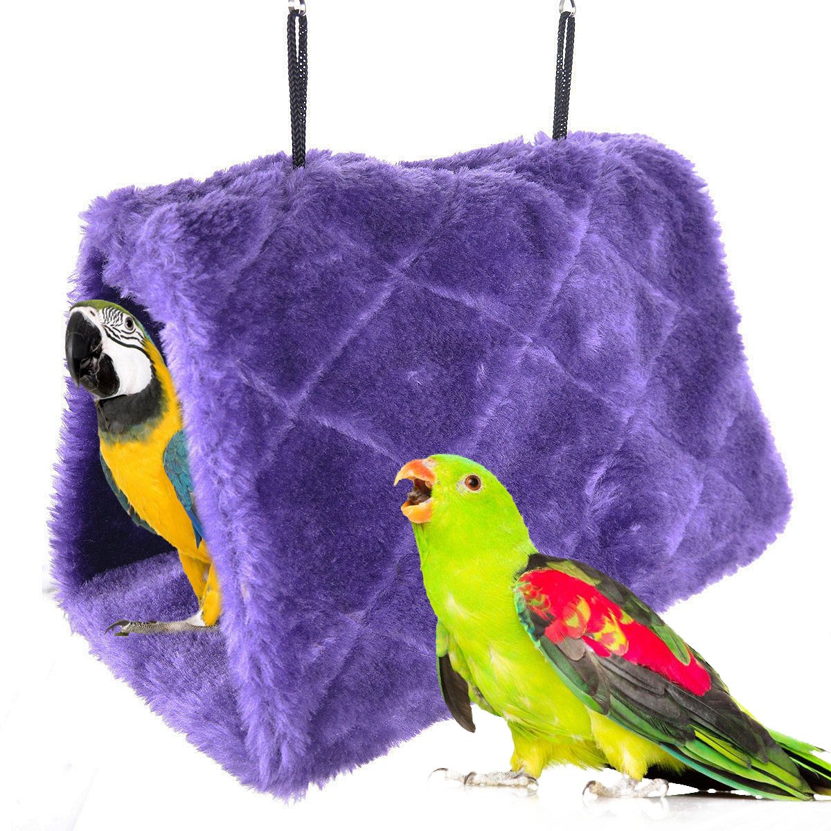 MOACC Nid d oiseau hamac peluche violet pour repos douillet