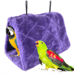 MOACC nid-hamac-oiseaux-doudou-hivernal : offre chaleur et sécurité pour le repos hivernal.
