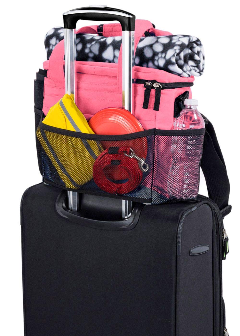 Mobile Dog Gear Week Away dispose d'une sangle épaule rembourrée pour transport confortable.