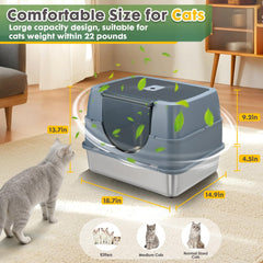Modign litière à entrée latérale: accès pratique pour les chats.