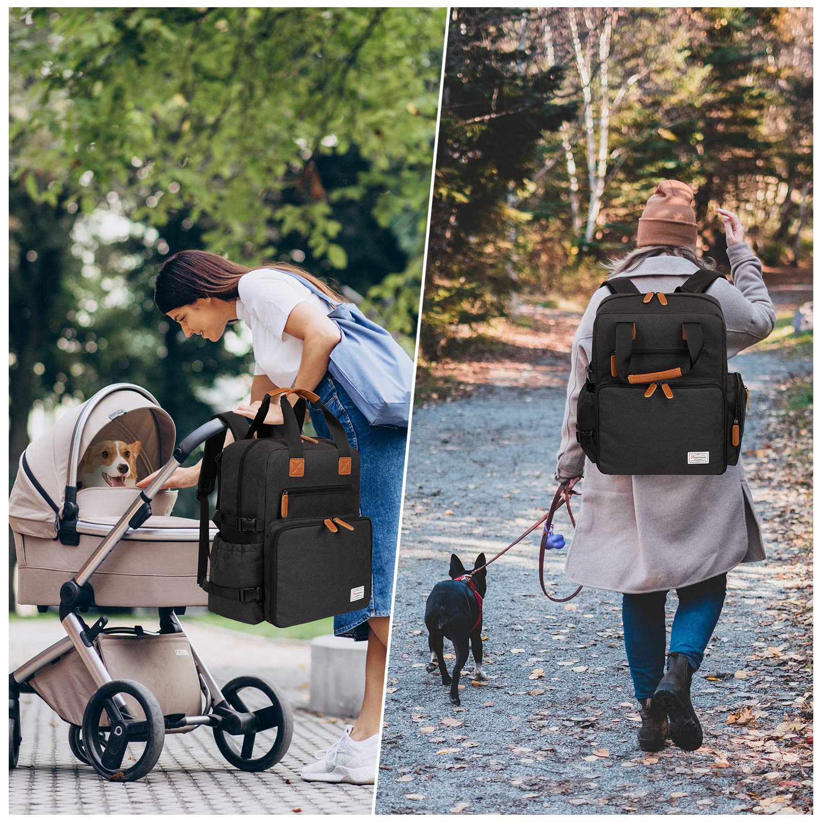Modoker Dog Travel Bag – tapis intégré pour repas confortables lors des sorties