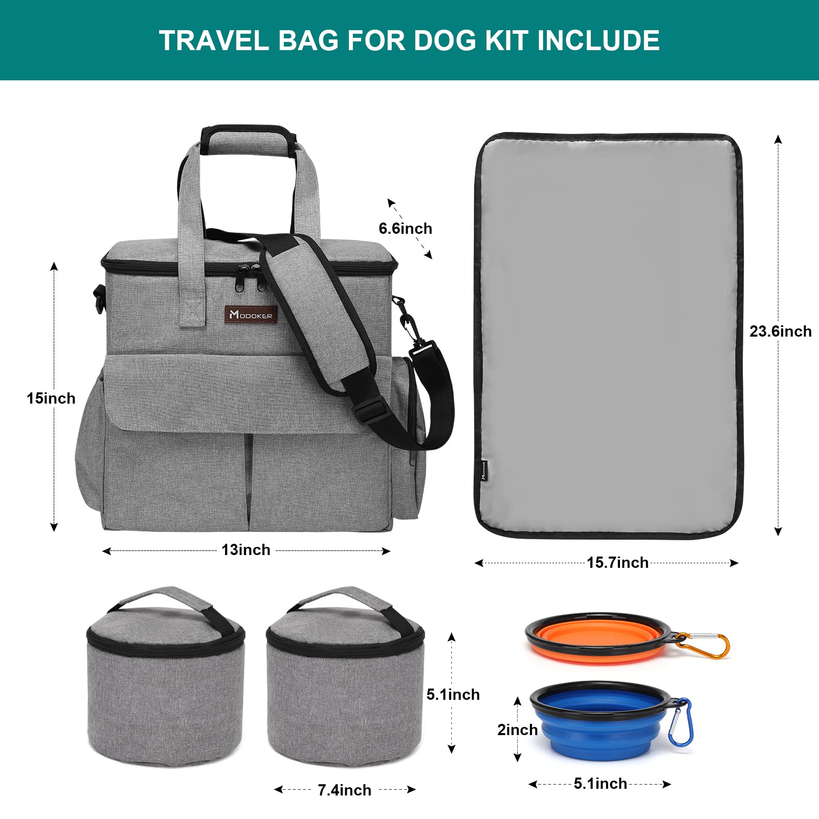 Modoker-etuis-nourriture-2: deux porte-nourriture robustes pour repas sur la route.