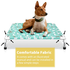 Modorki tissu doux, facile à nettoyer pour un couchage propre.
