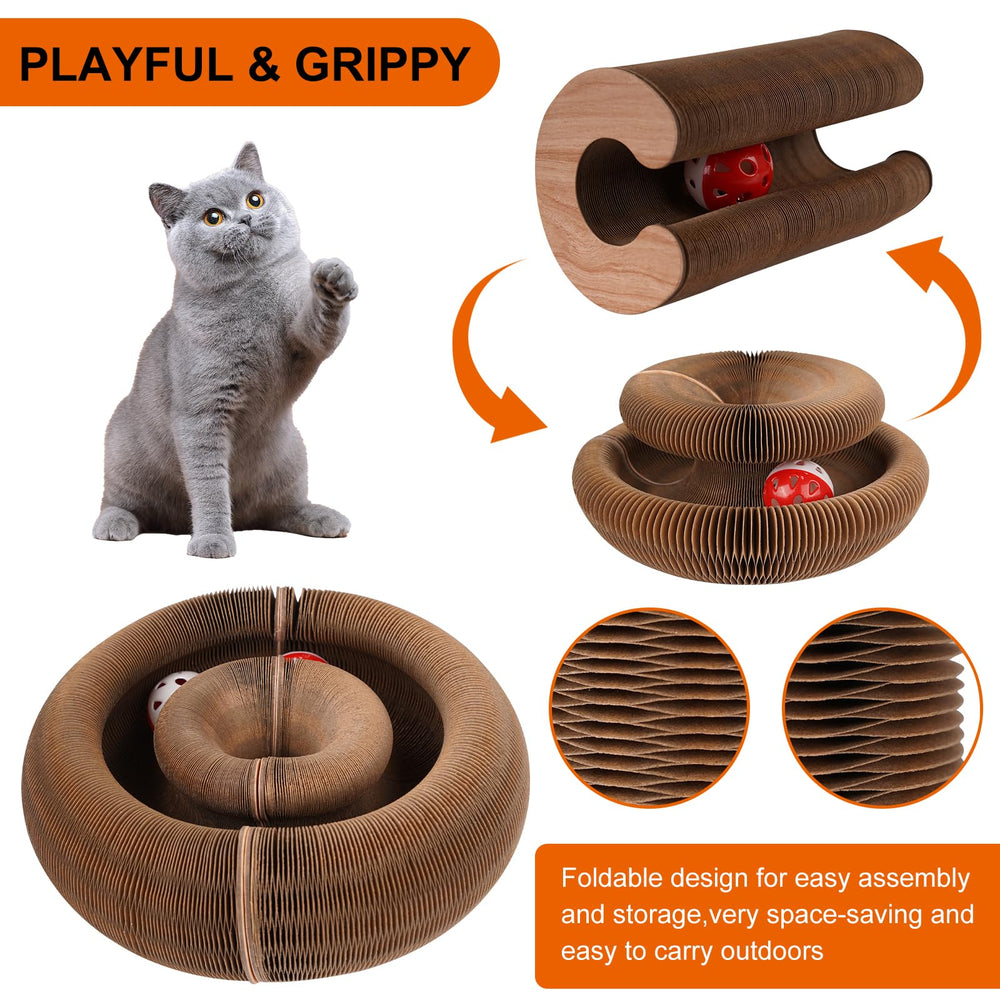 Balle intérieure Kitty Kurls: stimulation et jeu interactif