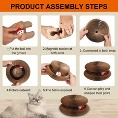 Design accordion pliable Kitty Kurls: rangement pratique