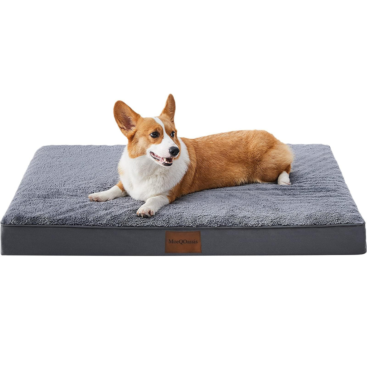 MoeQOassis lit chien XL anti-glisse et imperméable, idéal en cage