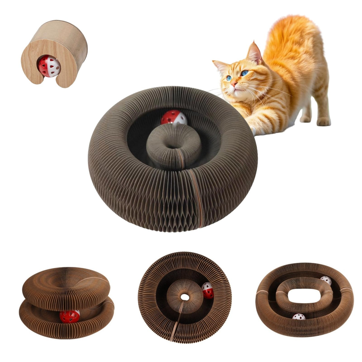 MoeQOassis planche-grattoir infini: grattage durable et plaisant pour chats