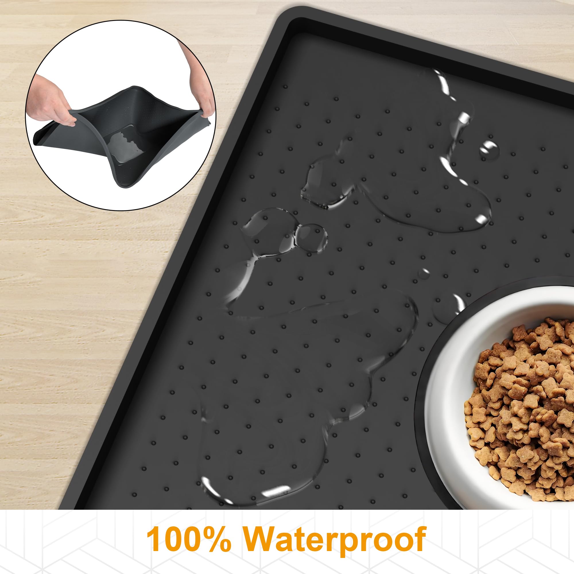 Tapis en silicone sans BPA Mofason, matériau sûr pour aliments.