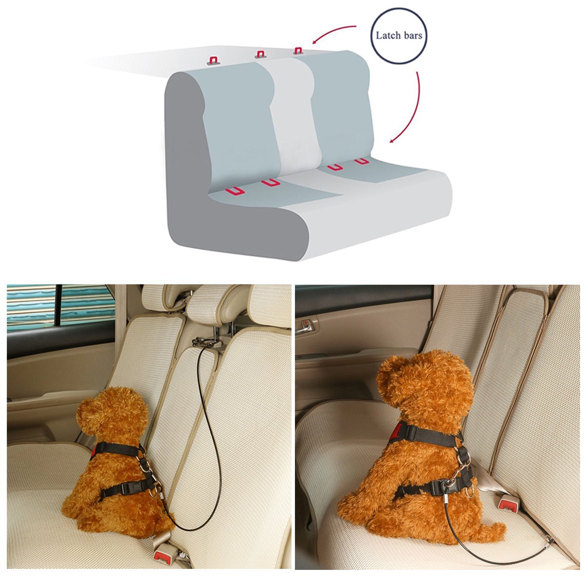 Mogoko Longueur 31 Pouces Chien, convient aux grands chiens