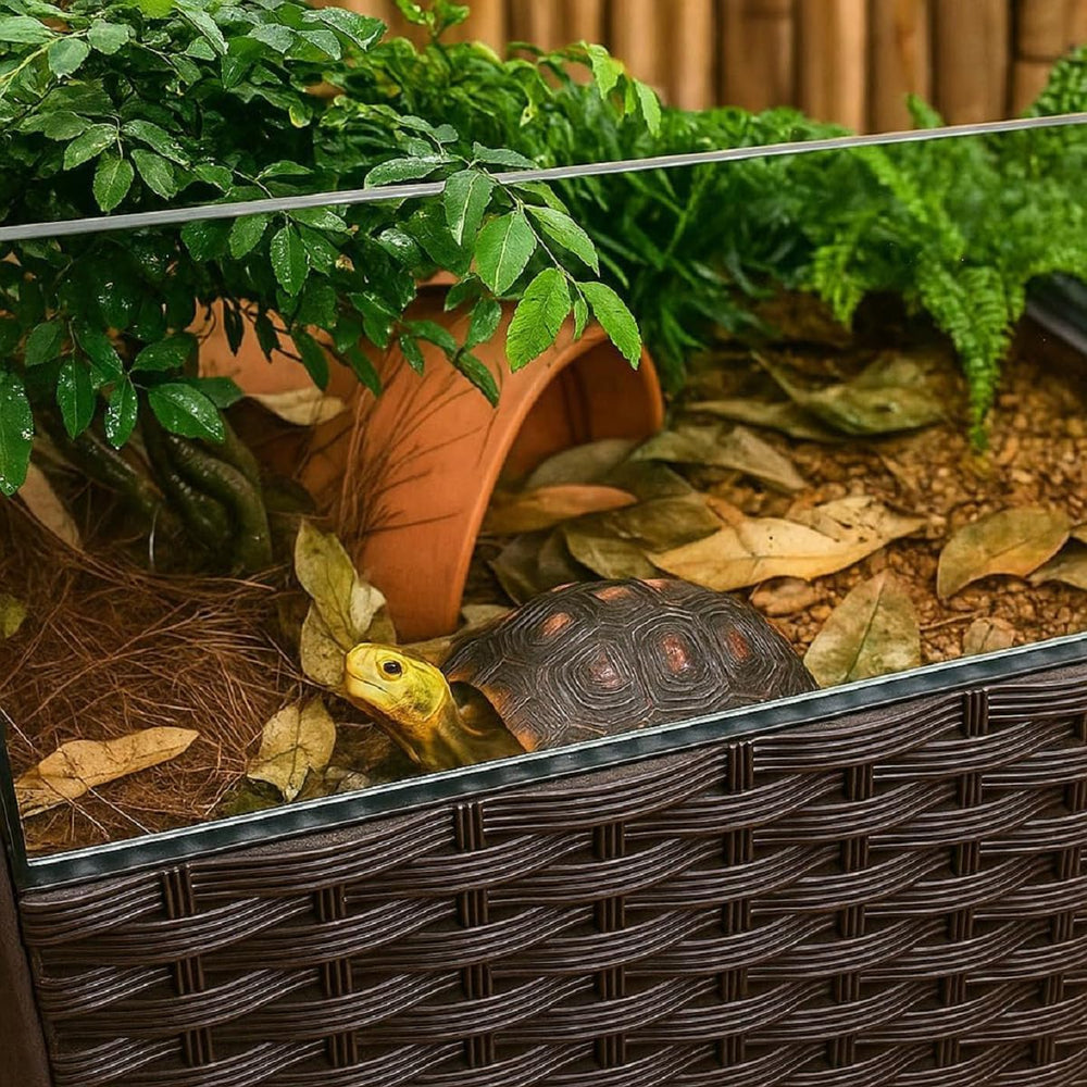 MOGUOBIN Habitat Tortue: adaptable à plusieurs espèces pour habitat polyvalent