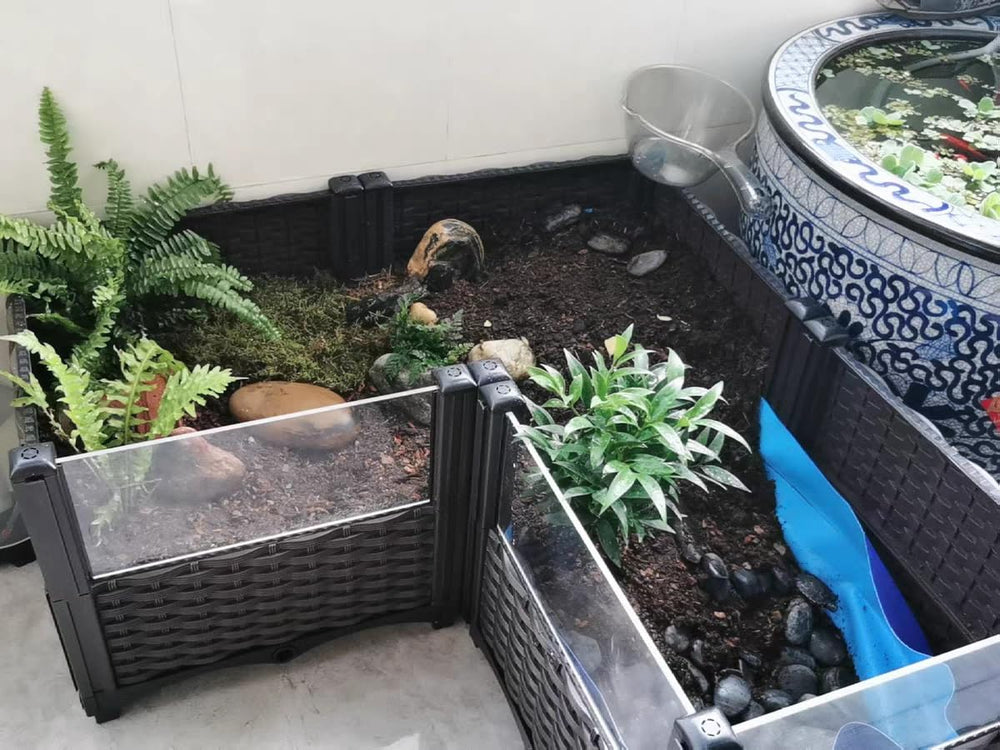 MOGUOBIN Habitat Tortue: usage intérieur et extérieur selon les saisons