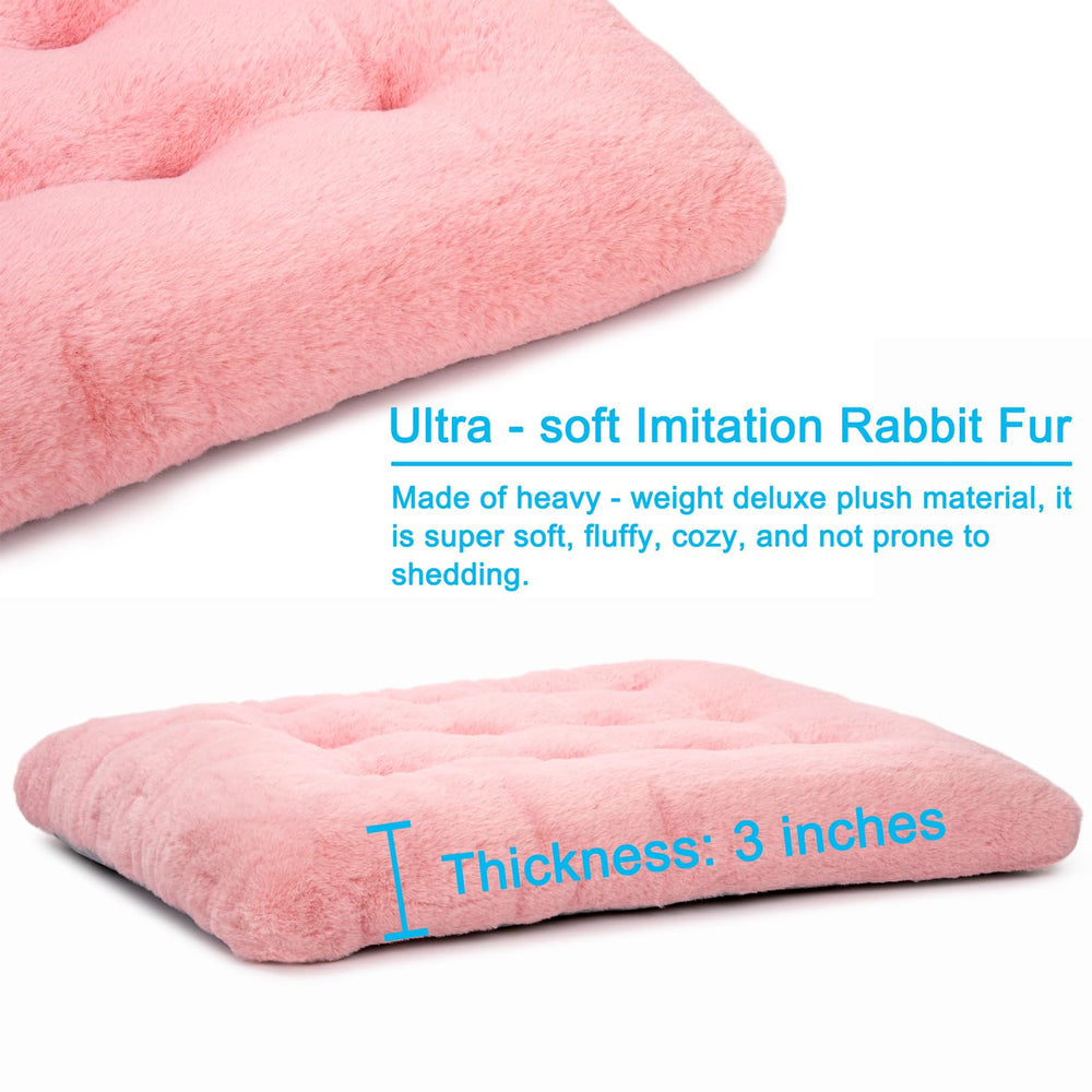 MOIRIG coussin lit kennel rose, douceur et soutien.