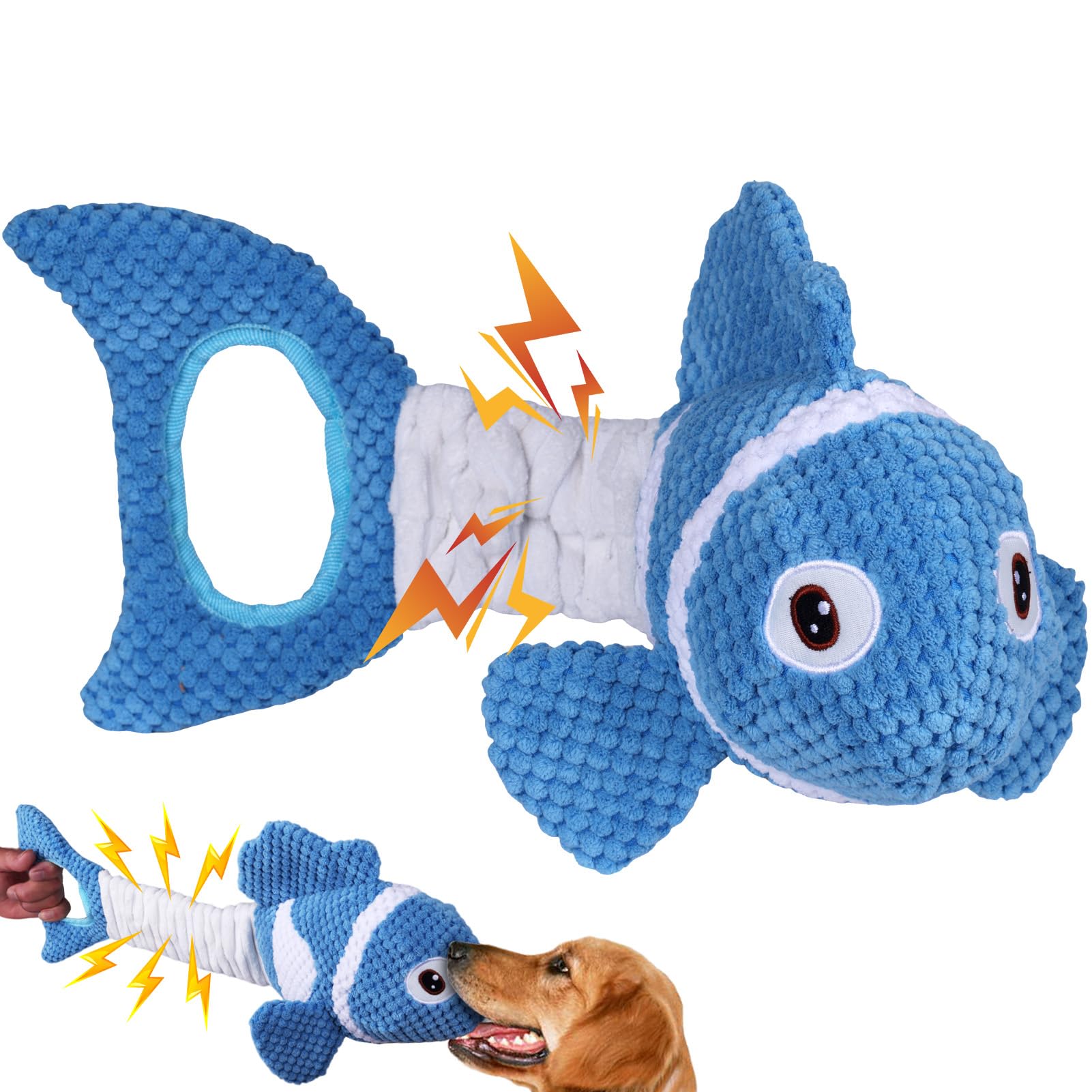 Molantaule jouet pour toutes tailles, convient petit et grand chien.