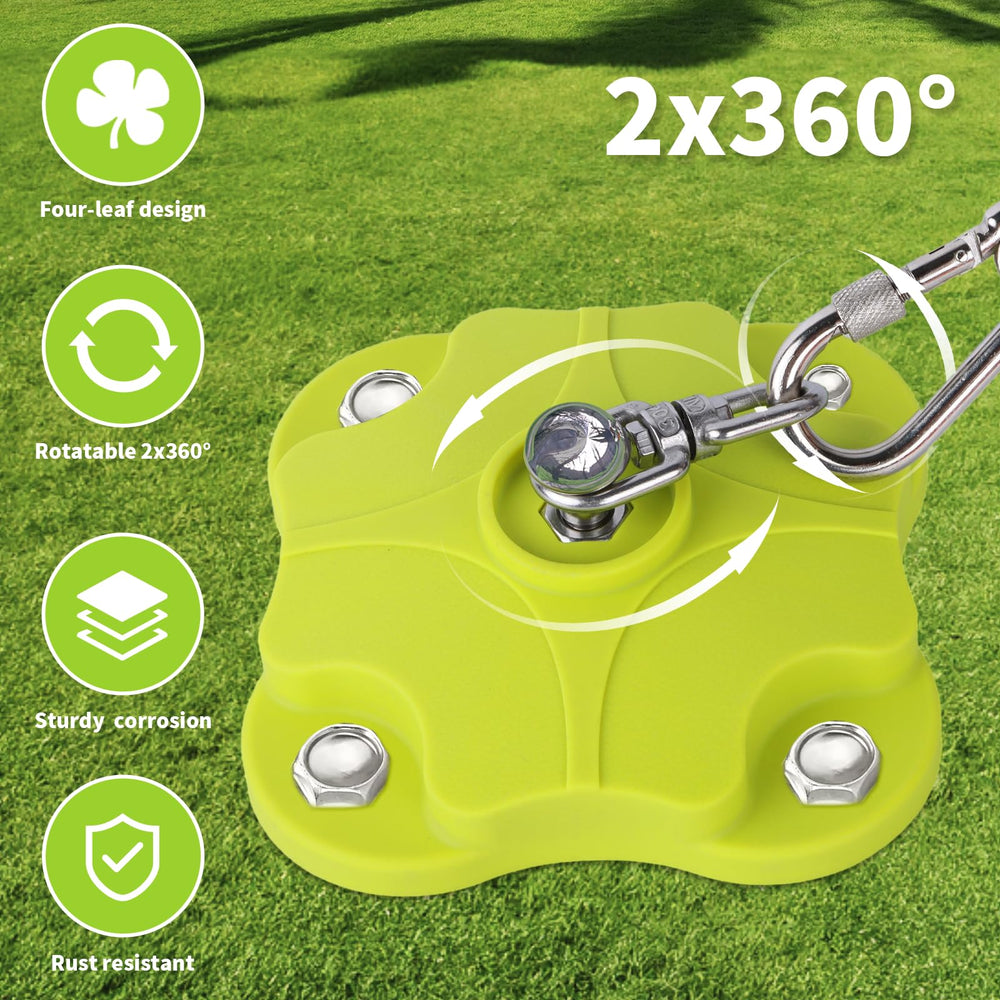 Rotation 360° MOLANZ pour prévenir les enchevêtrements lors des activités.