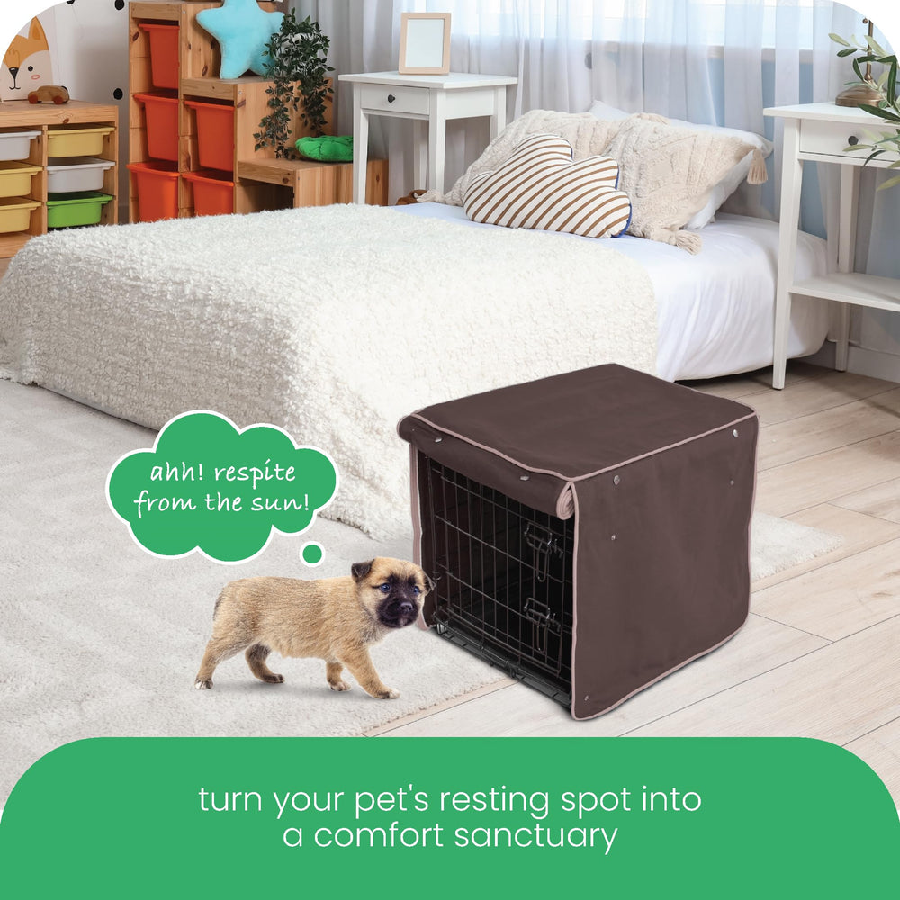 Housse Molly Mutt pour cage chien, ajoute une ambiance design à la maison