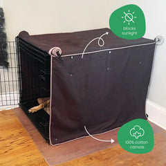 Housse Molly Mutt pour cage chien, offre intimité et confort