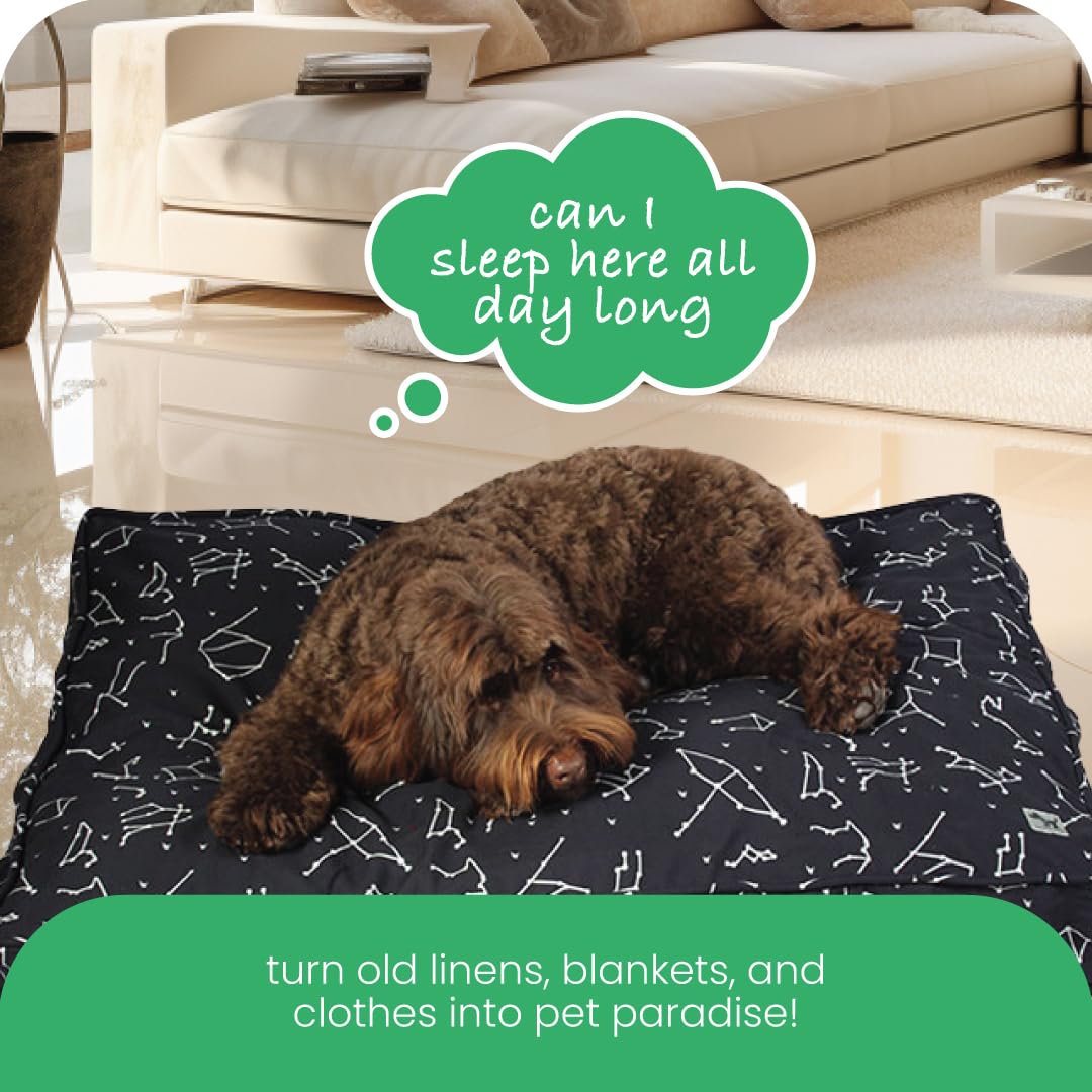 Housse Molly Mutt usage polyvalent sol ou lit pour chien Rocketman-impression.