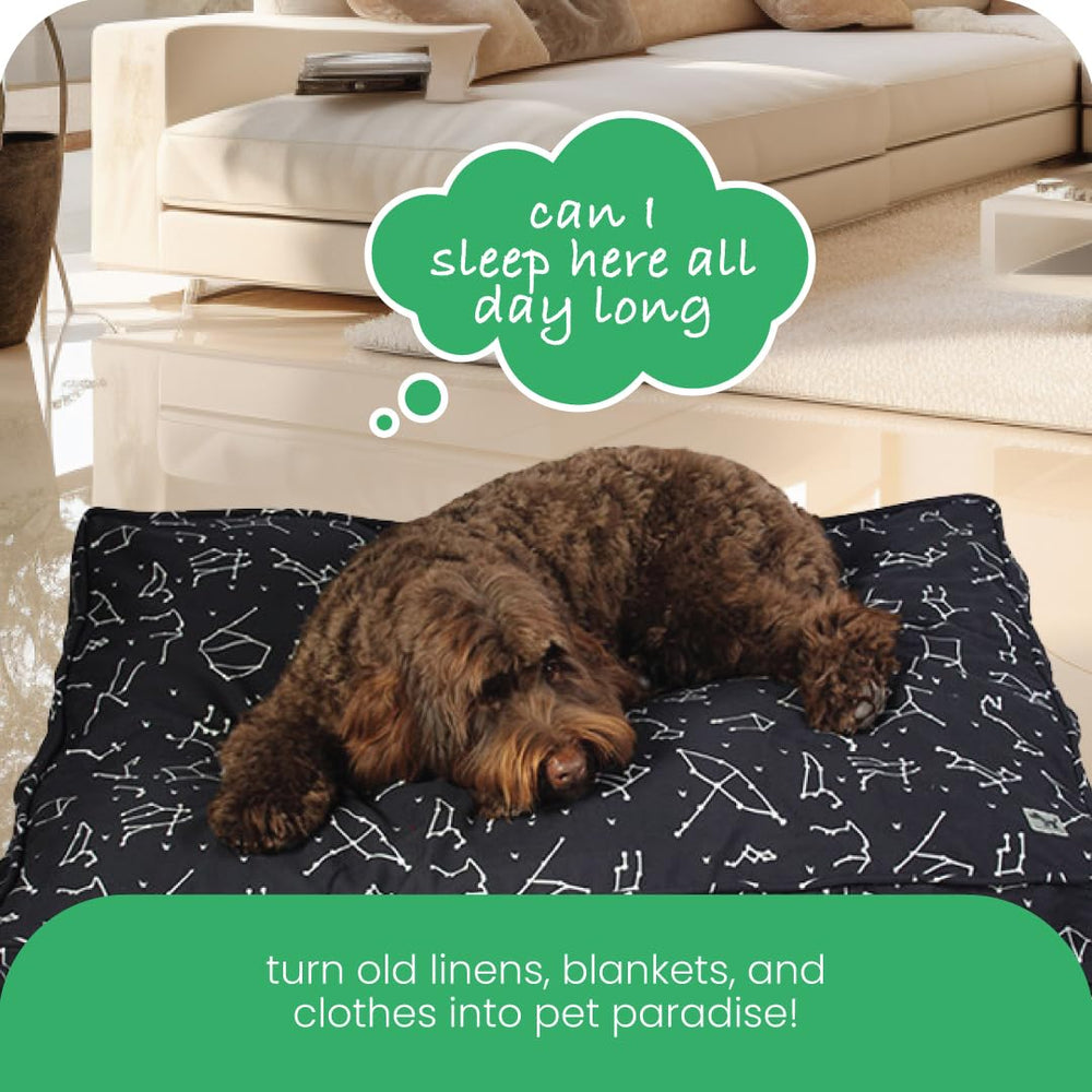 Housse Molly Mutt usage polyvalent sol ou lit pour chien Rocketman-impression.