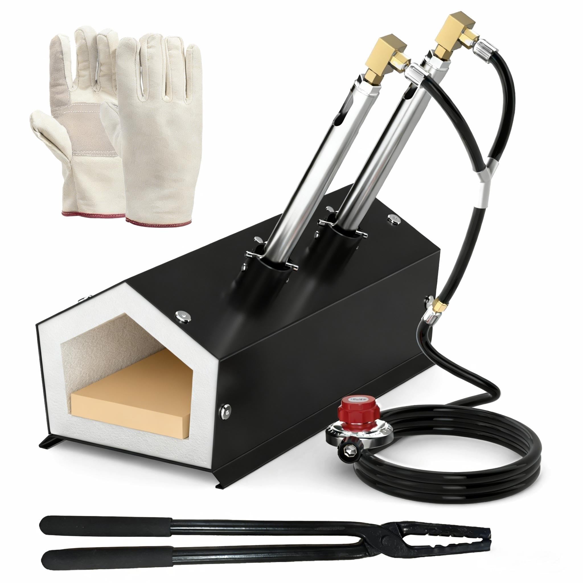 Forge Molten Masters avec 2 bruleurs portable, utile pour projets