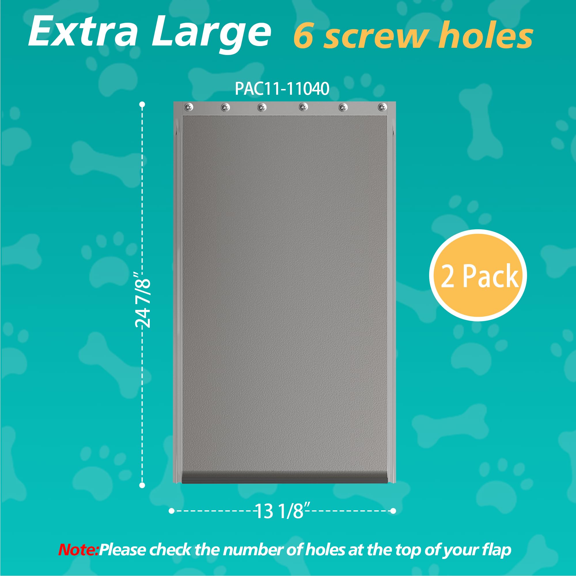 Pack MOLYLY deux volets, remplacement pratique pour porte chien