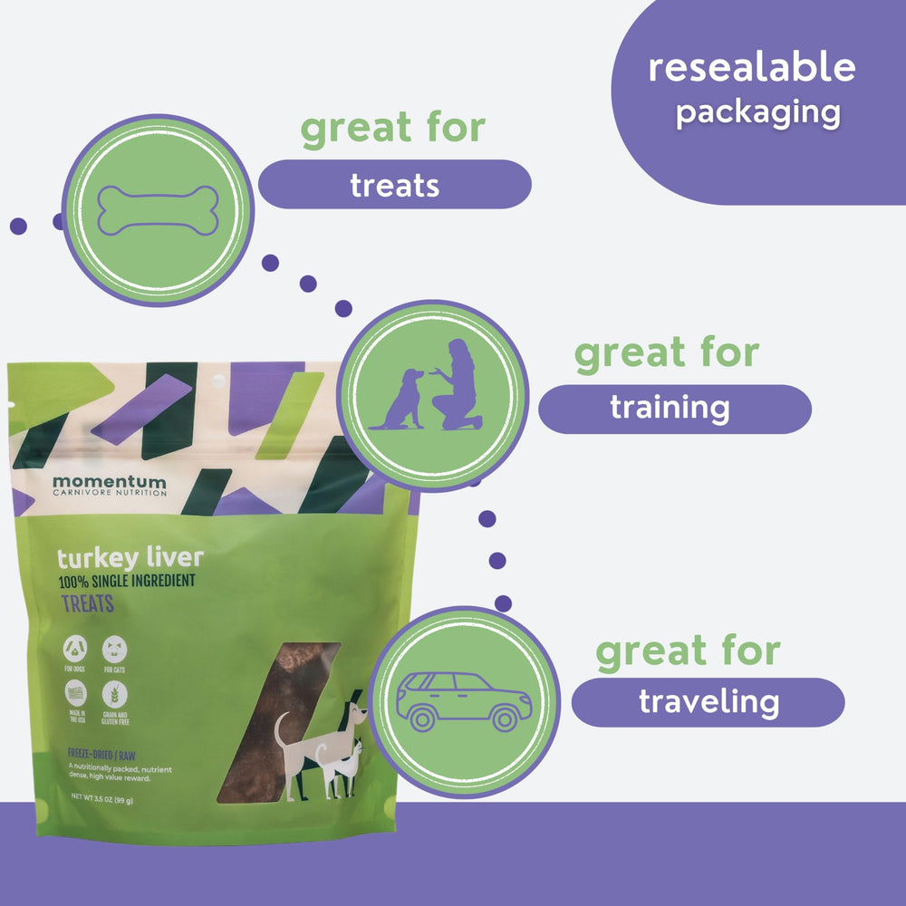 Sachet de 3,5 onces, portions pratiques pour récompenses.