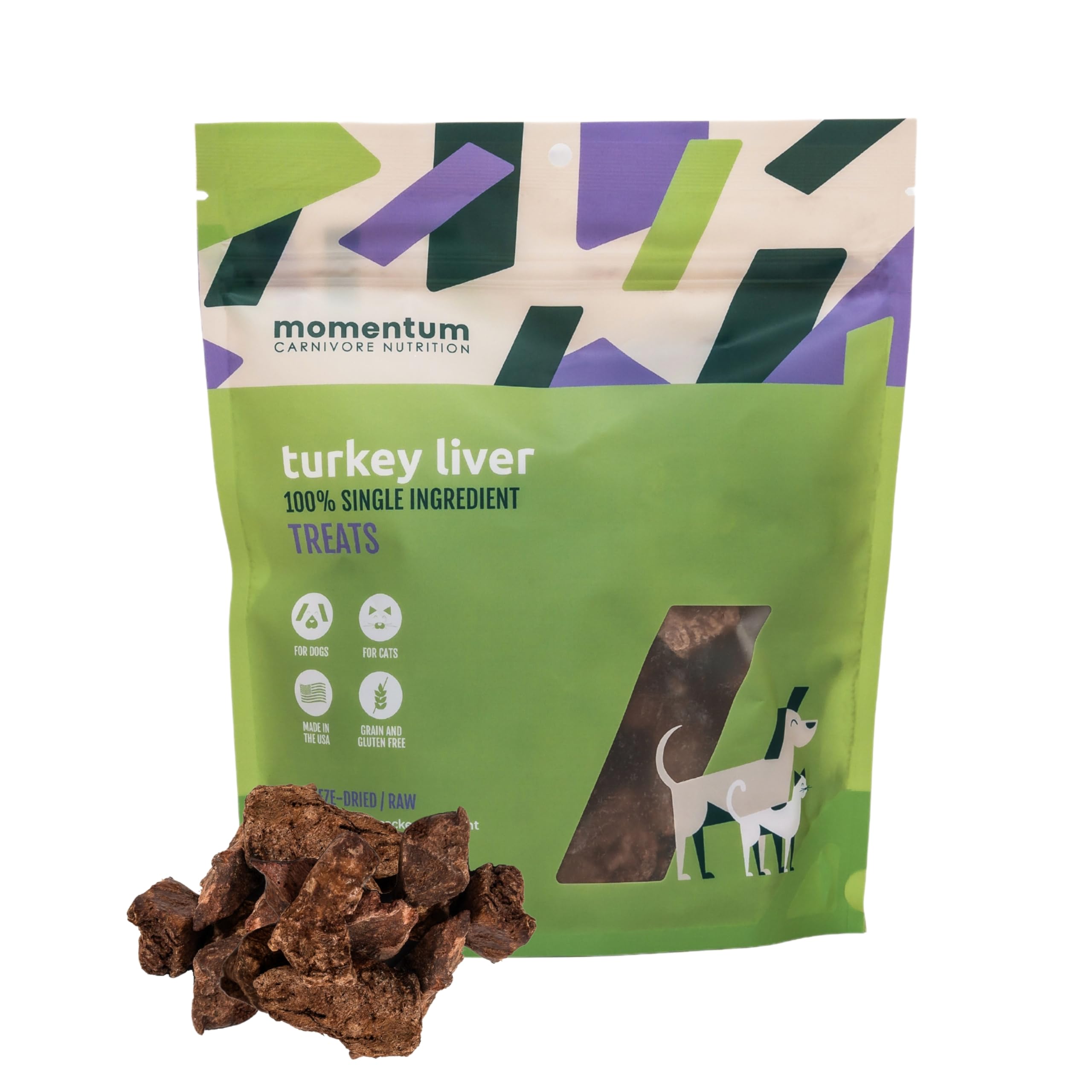 Momentum Carnivore Foie de Dinde – sachet refermable, fraîcheur facile à préserver.