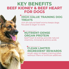 Momentum Carnivore Nutrition – chien en entraînement, récompense facile avec ces bouchées