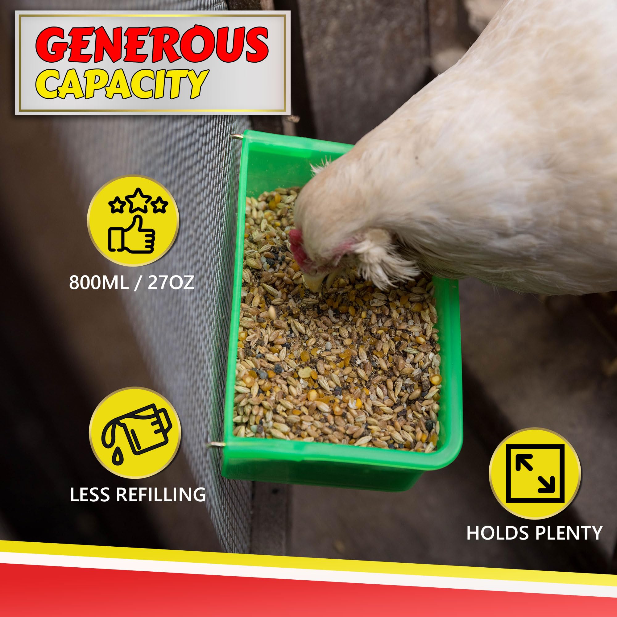Materiau sans BPA et UV Mon Poulet Prefere, resistant aux intempéries