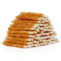 MON2SUN bâtonnet poulet cuir, 5 pouces, texture attrayante pour chiots et petits chiens