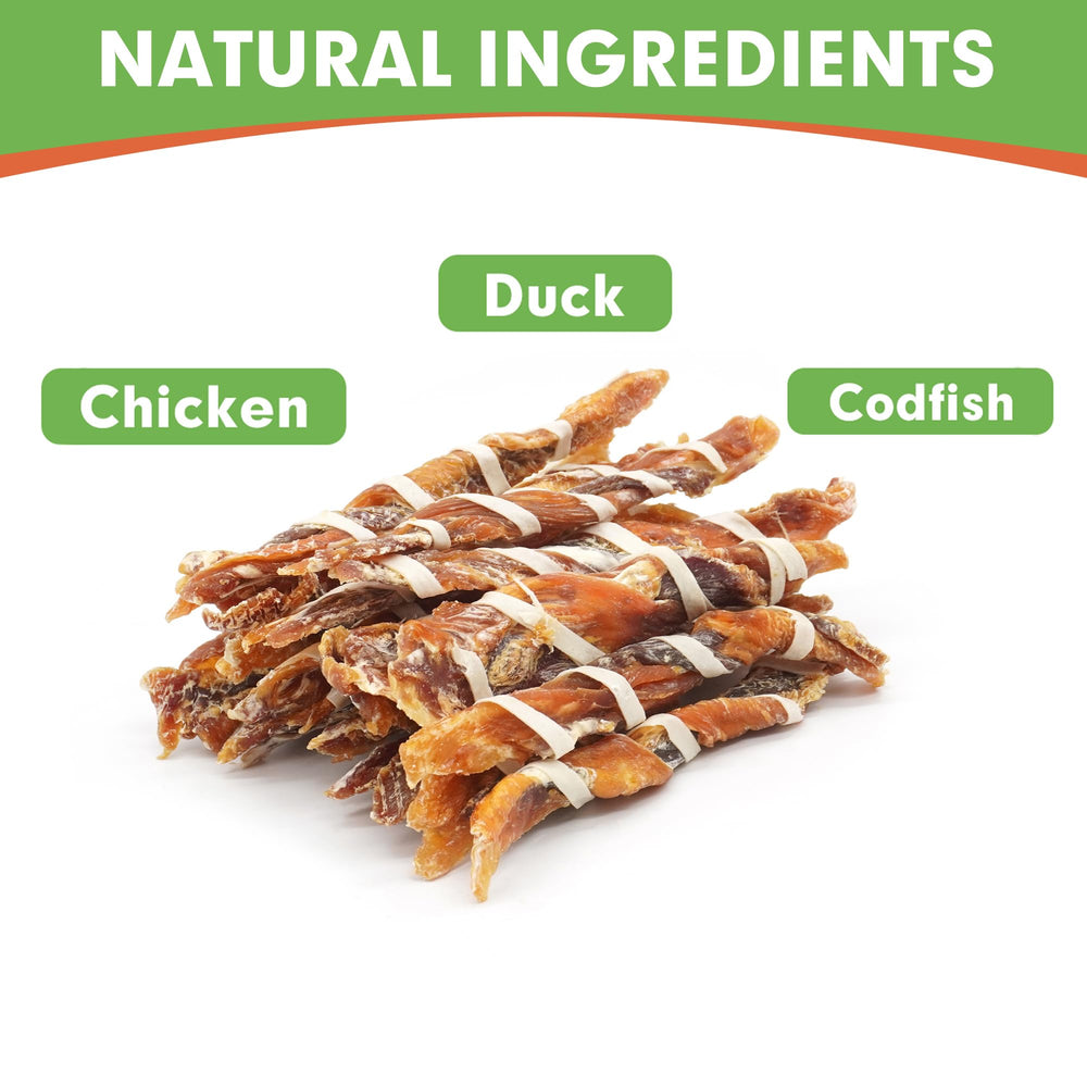 MON2SUN batonnet jerky triple saveur poulet, croquant et appétissant.