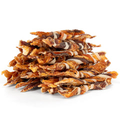 Friandises MON2SUN, bâtonnets twist poulet, récompense idéale pour petits chiens.