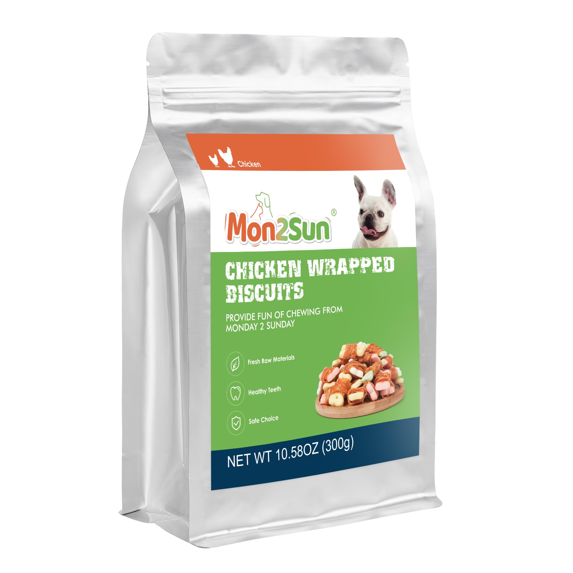 MON2SUN biscuits poulet stockage, à conserver au frais et au sec