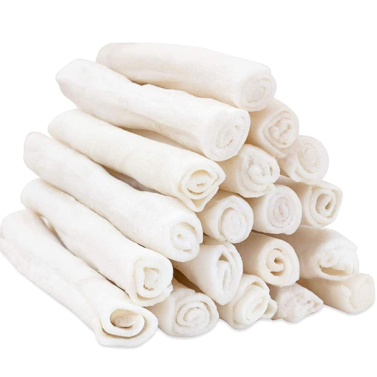 MON2SUN Rouleaux Rawhide 6,5 pouces pour chiots – morsure durable et sûr.