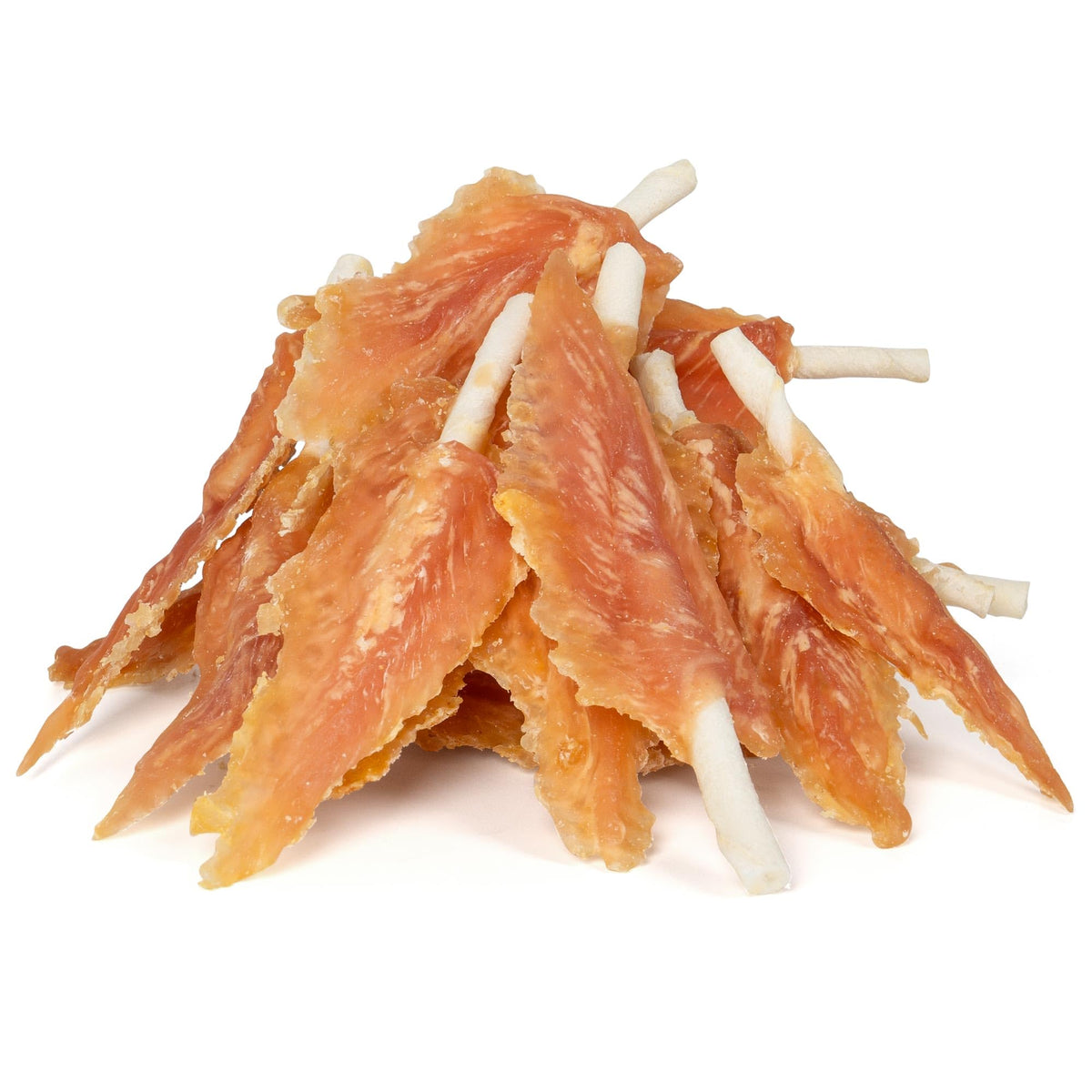 MON2SUN emballage du twist rawhide montrant le produit prêt à l’emploi.