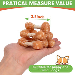 MON2SUN Gourmandises chien forme haltere bouchée croquante adaptée petites races