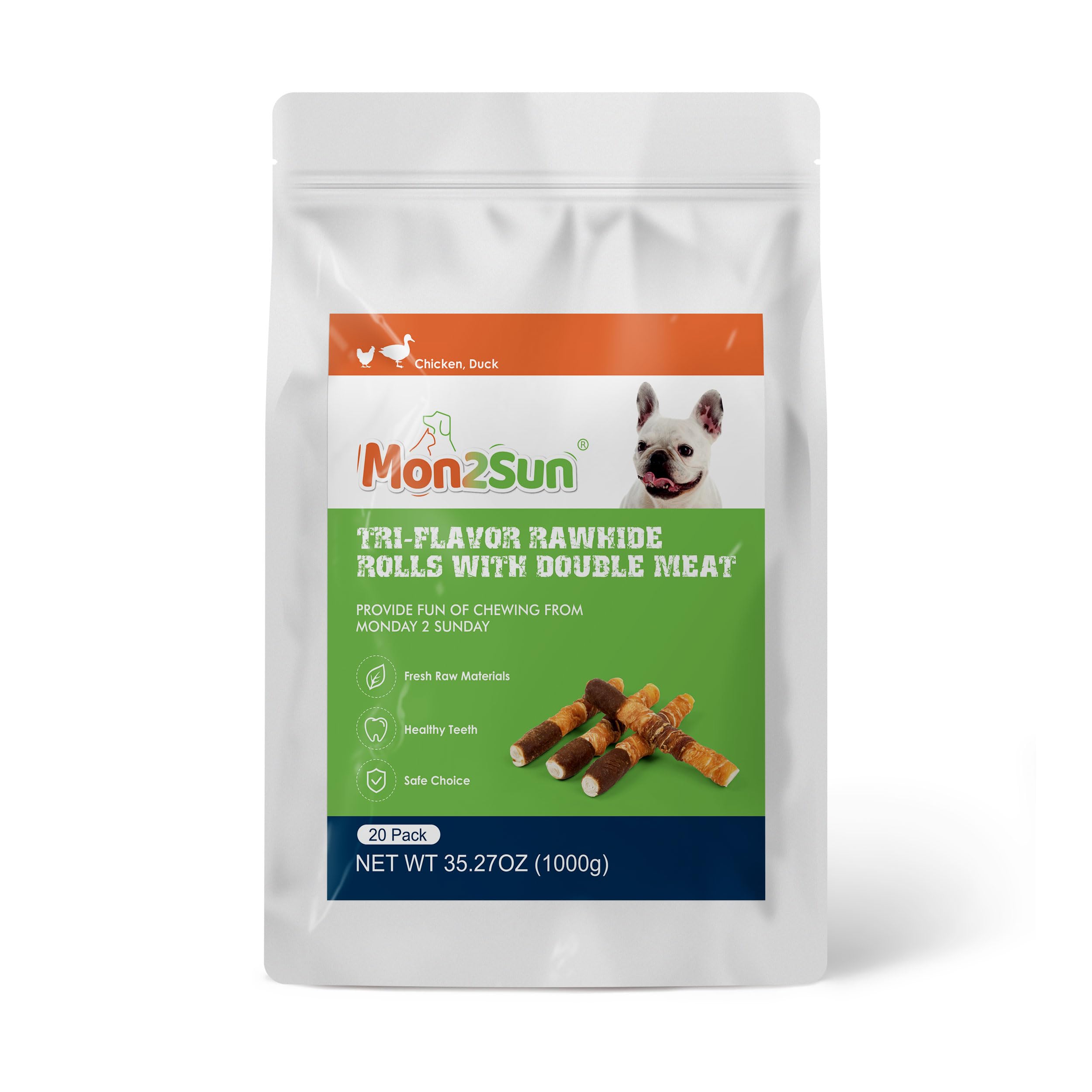 MON2SUN lot 1 kg, 20 pièces compatibles réapprovisionnement