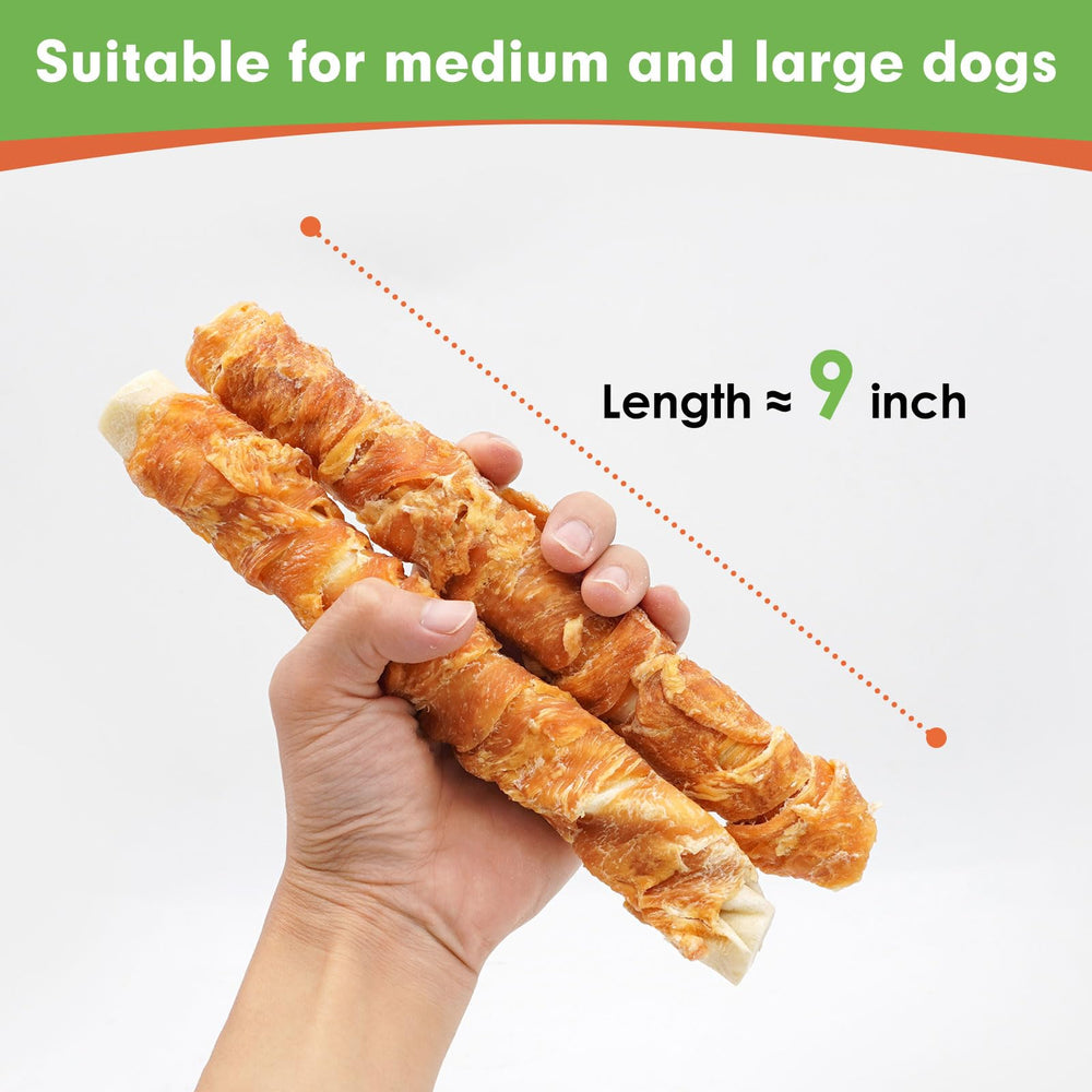 MON2SUN paquet de 6 rouleaux, poulet et cuir brut, 23-28oz.