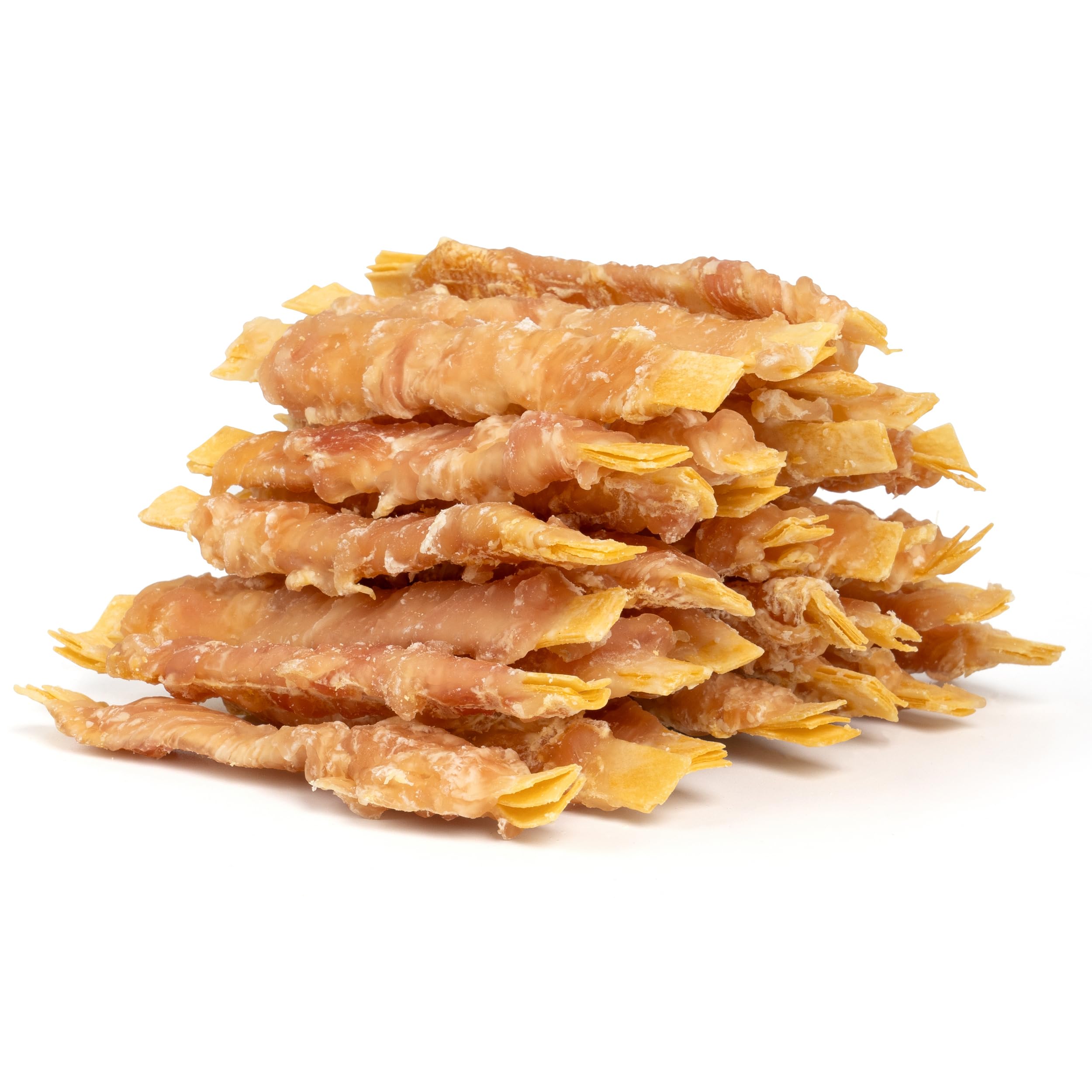 MON2SUN: sachet refermable montrant les friandises poulet et morue, fraîcheur préservée
